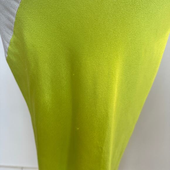 San Sloane Cream Midi Slip Dress SMALL Backless Cocktail Bias Cut Designer $265 - Picture 12 of 12